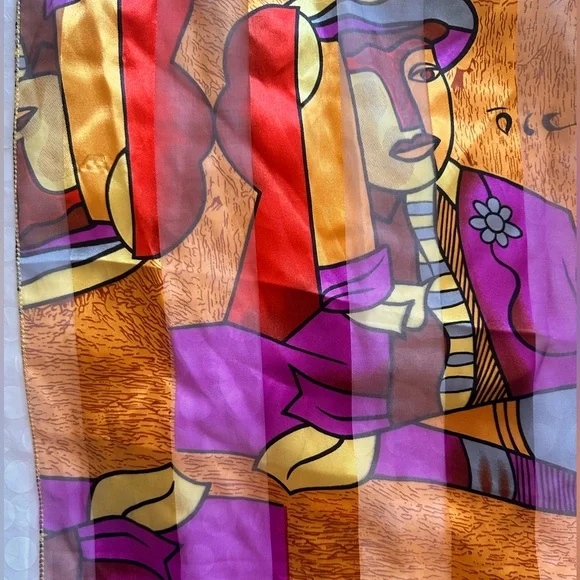 Vintage Scarf Picasso art print - Picture 8 of 10